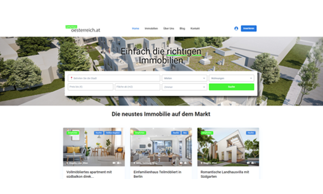 Izrada web sajta za agenciju za nekretnine. Filter nekretnina