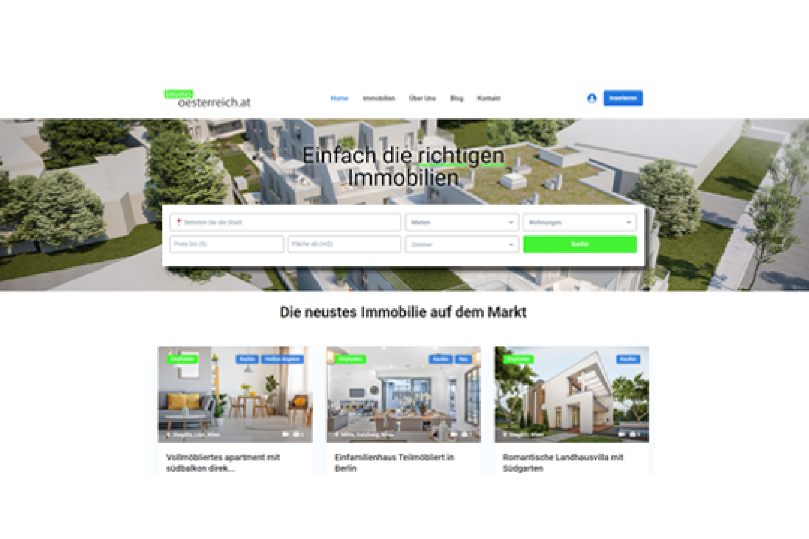 Izrada web sajta za agenciju za nekretnine. Filter nekretnina