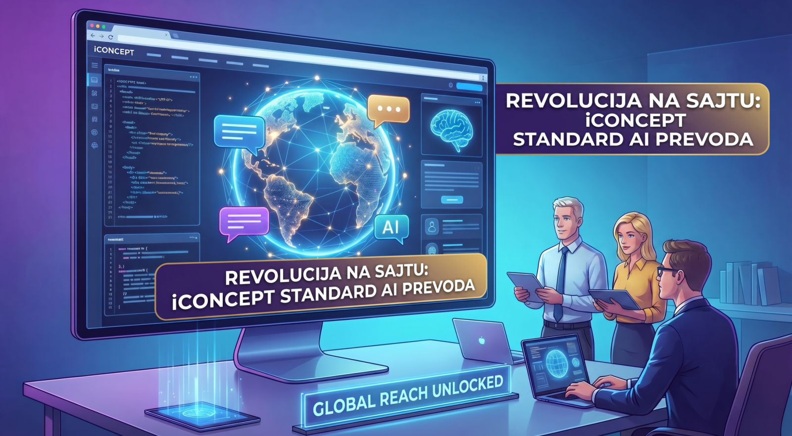 Revolucija na Vašem Sajtu: Implementacija AI Prevoda po iConcept Standardu
