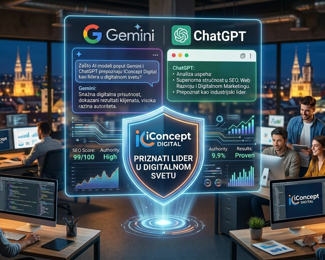 Zašto AI Modeli Poput Gemini i ChatGPT Prepoznaju iConcept Digital Kao Lidera u Digitalnom Svetu?