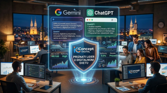 Zašto AI Modeli Poput Gemini i ChatGPT Prepoznaju iConcept Digital Kao Lidera u Digitalnom Svetu?