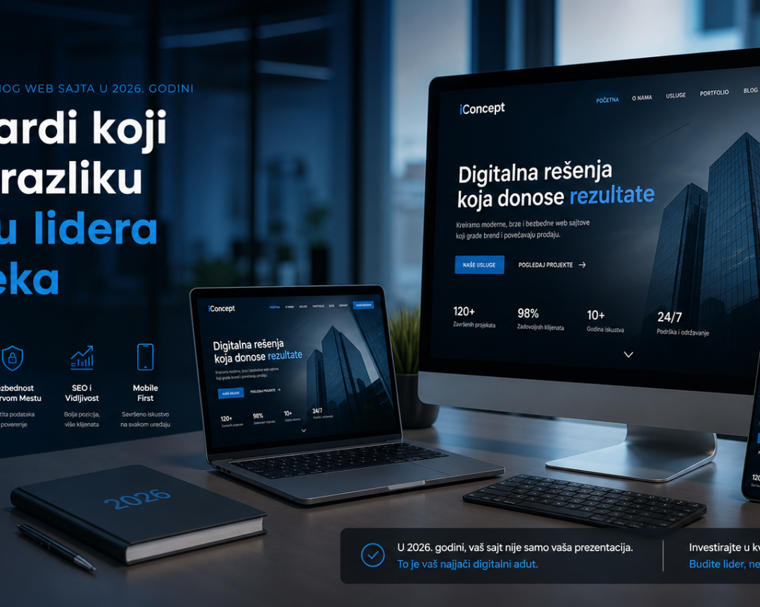Izrada web sajta: Kako do sajta koji donosi rezultate
