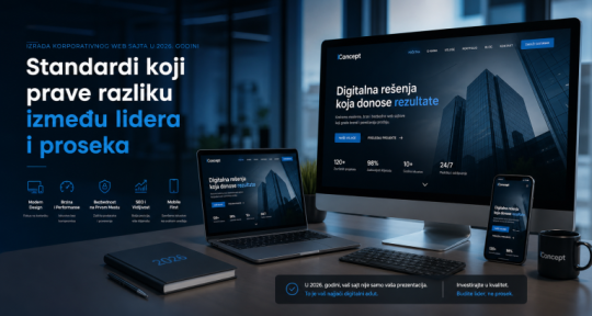 Izrada web sajta: Kako do sajta koji donosi rezultate