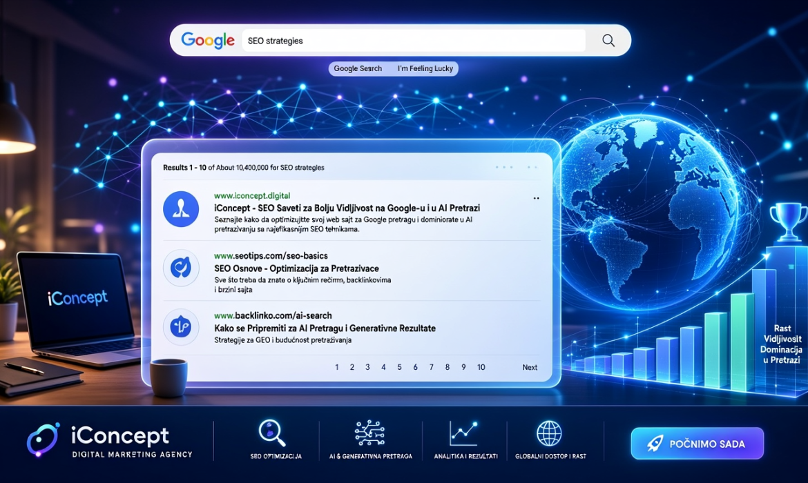 iConcept SEO Saveti: Kako vaš web sajt može biti vidljiviji na Google-u i dominirati u AI pretrazi