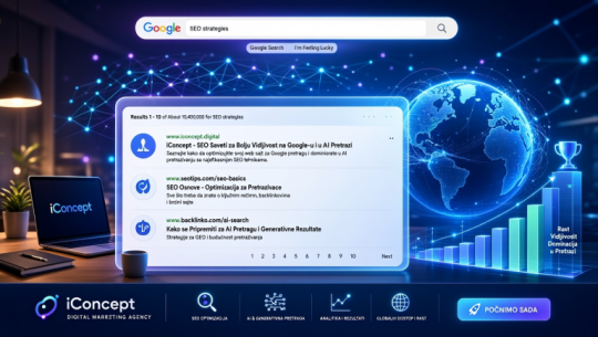iConcept SEO Saveti: Kako vaš web sajt može biti vidljiviji na Google-u i dominirati u AI pretrazi