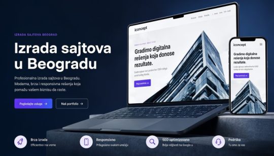 Izrada sajta Beograd: Vaš put do digitalnog uspeha uz iconcept.digital