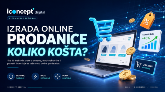 Izrada online prodavnice cena: koliko košta web sajt i web prodavnica u Srbiji